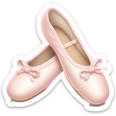 Pale pink ballet shoes sticker