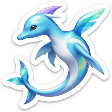 Meloetta-Kyurem-Lapras-Latios-Pokémon-Fakémon-fusion-hybrid-creature sticker