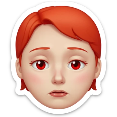 Ashamed emoji sticker