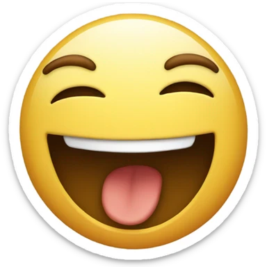 laughing really hard  sticker