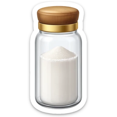 a full salt shaker  sticker
