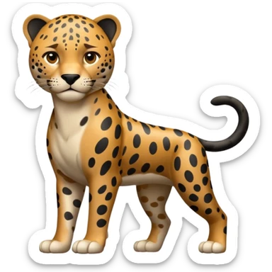 Jaguar grown four legs sticker