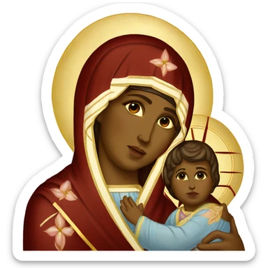 Orthodox icon Theotokos  sticker