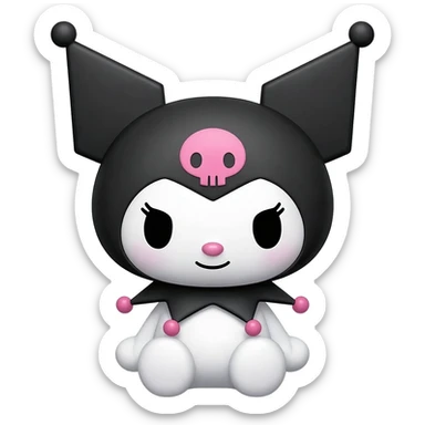 Kuromi sanrio character cuteness sticker