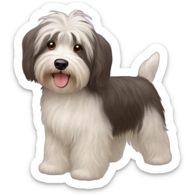 Havanese-with-a-labradoodle sticker