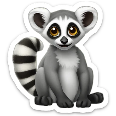 Lemur sticker