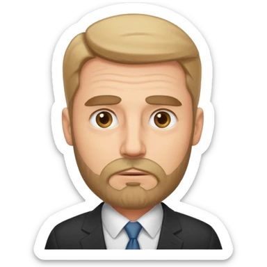 Tired caucasian male business man

marked baggy eyes, light beard sticker