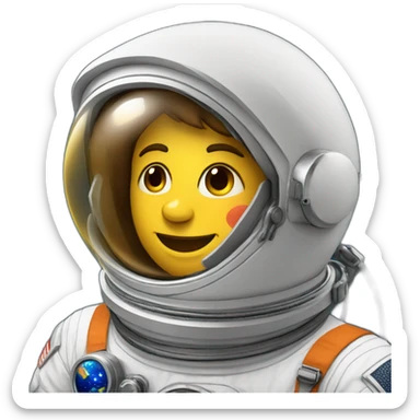cosmonaut sticker