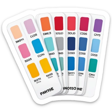 Pantone sticker