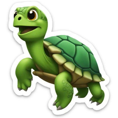 Tortuga aventurera sticker