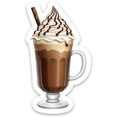 Violine and ice mocha sticker