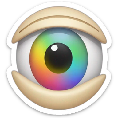 Cœur arc en ciel  sticker