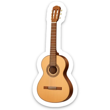 classical guitar sticker