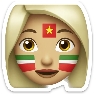 vietnamese flag sticker