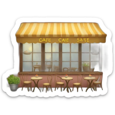 cafe-showcase sticker