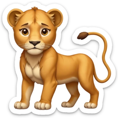 Lioness sticker