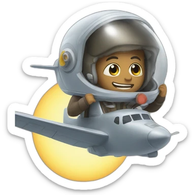 flying too far from the sun sticker