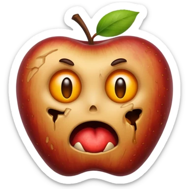 Rotten Apple sticker