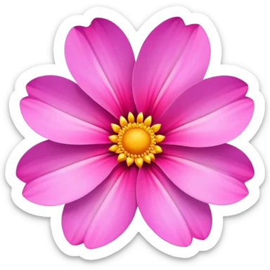 beautiful flower sticker