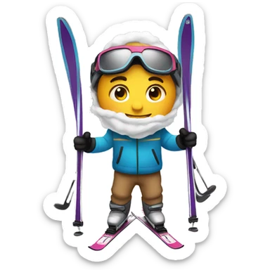 Ski sticker