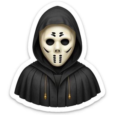Ghostface from the Scream movie sticker