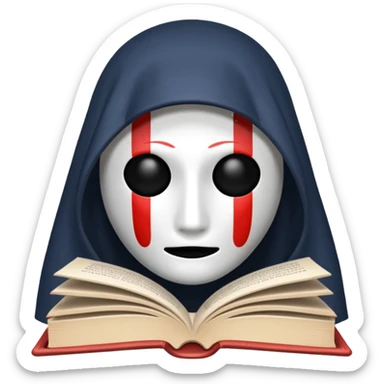 book with no face sticker