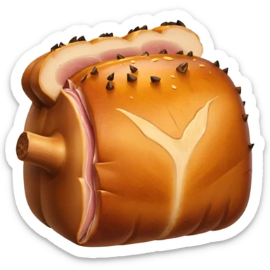 a roasted joint of pork emoji sticker