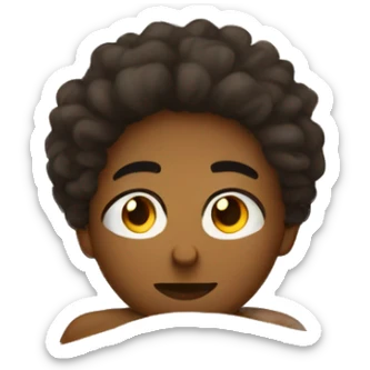 Snuggled up in bed sticker