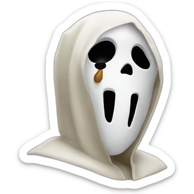 movie ghostface sticker