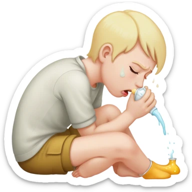 vomiting sticker