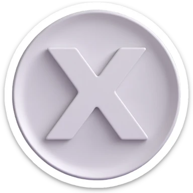 white 3D button with a bold male symbol (♂) in the center, subtle shadow sticker