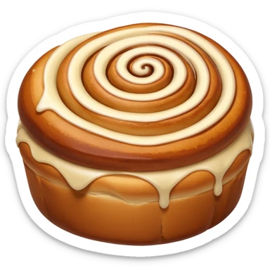 small cinnamon roll sticker