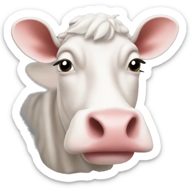 vaca rosa sticker