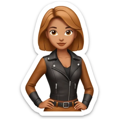 Dirty sexy dominant girl sticker