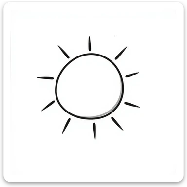 Sun sticker