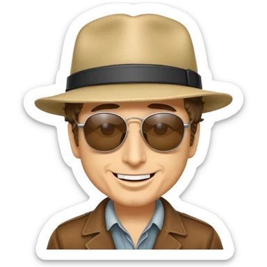 Make a Bob Dylan Emoji sticker