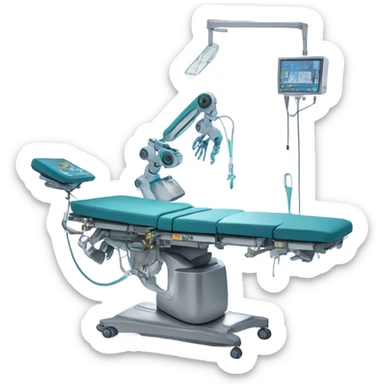 Robots performing surgery sticker