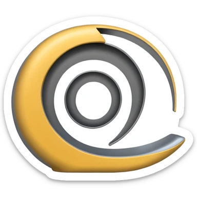 grey spiral slide sticker