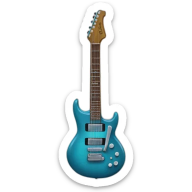 guitare électrique sticker