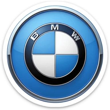 Create BMW logo Emoji sticker