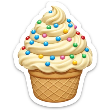 The new moonbeam ice cream cookie at Crumbl Cookie sticker