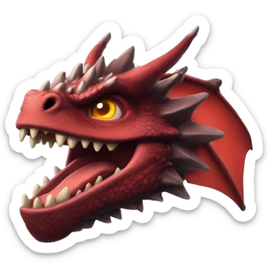 Drogon dragon sticker