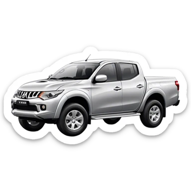 Mitsubishi Triton - Mitsubishi (Model Year: 2023) (Iconic colour: Silver) sticker
