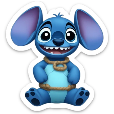 Stitch disney sleep sticker