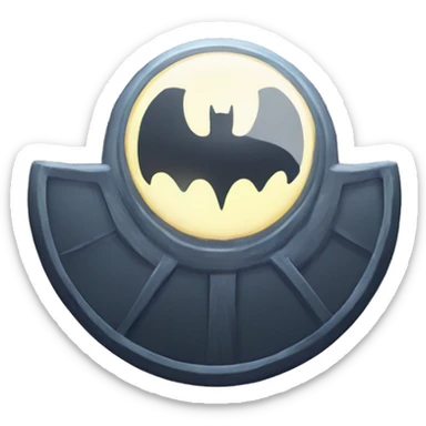 bat signal calling RTS sticker