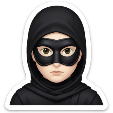 masked thieve sticker