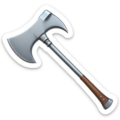 huge axe sticker