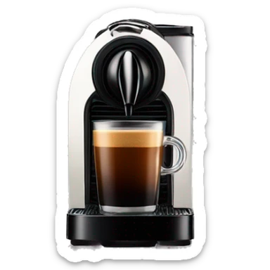 nespresso machine sticker