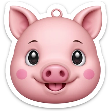 lulu the piggy sticker