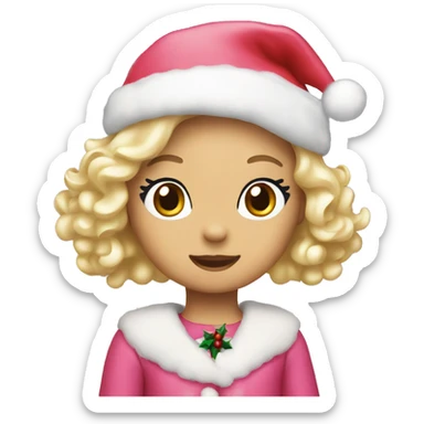 hello kitty christmas time sticker